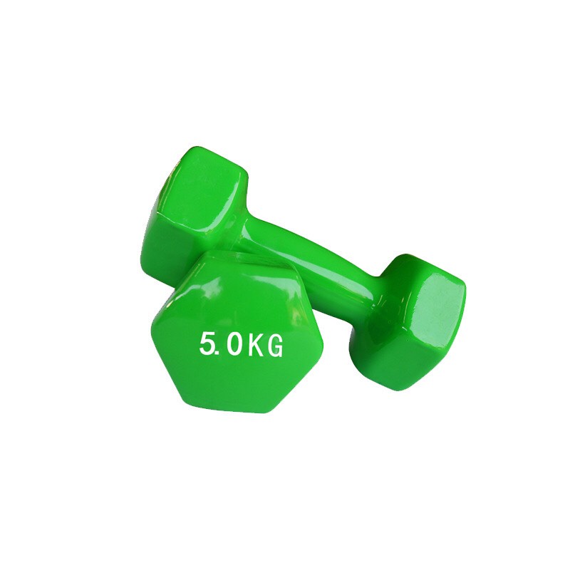 Tạ Tay 4KG - 5KG tạ lõi gang đặc bọc cao su [GIÁ 1 CHIẾC] tập gym yoga thể dục nam nữ chống trơn trượt