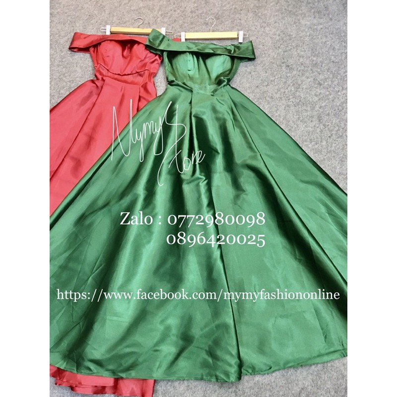 Đầm Maxi xoè bẹt vai SANG TRỌNG MS15Y ( Size M, L đến 58kg ) | BigBuy360 - bigbuy360.vn