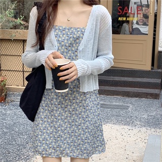 Áo Khoác Len Mỏng Màu Trơn Ulzzang