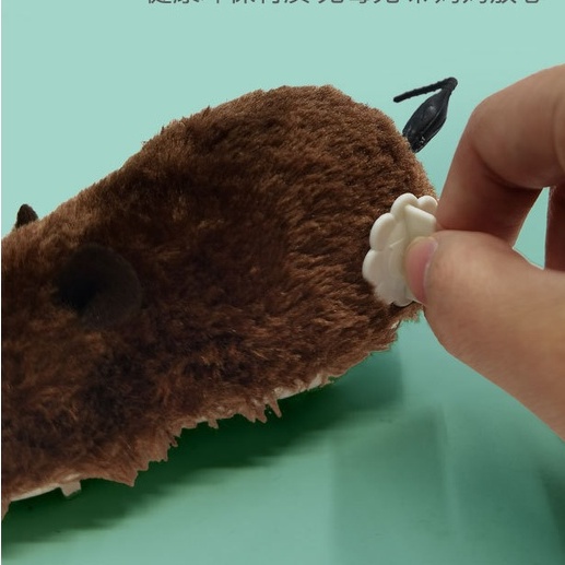 Đồ chơi trẻ em con chuột bông chạy dây cót