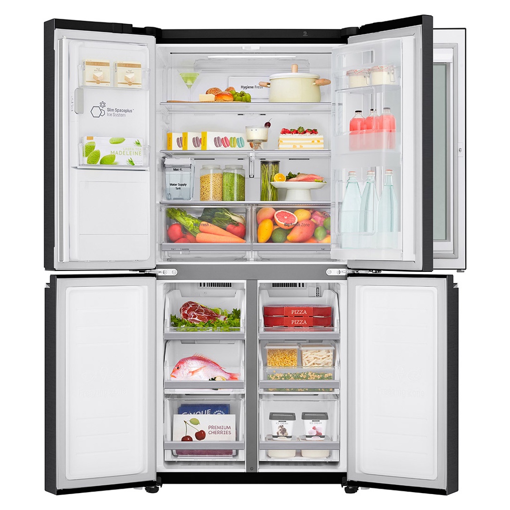 GR-X22MB -- Tủ lạnh Multi Door 4 cánh LG Inverter 496 lít GR-X22MB 2021 Lấy nước, đá bên ngoài, Miễn phí giao HCM