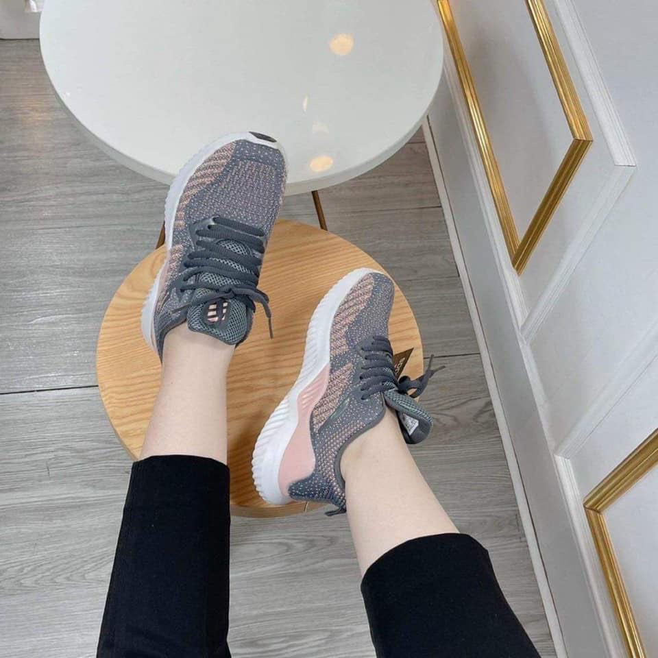 Giày sneaker thể thao alpha Hồng Xám
