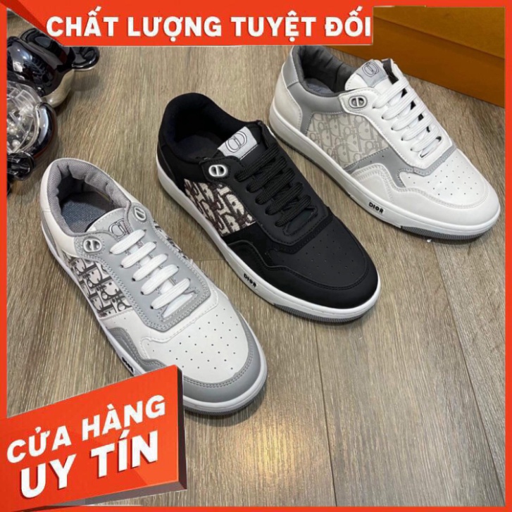 Giày thể thao Dior - giày buộc dây nam đế khâu chắc chắn - Giày sneakers dior nam - HÀNG MỚI VỀ