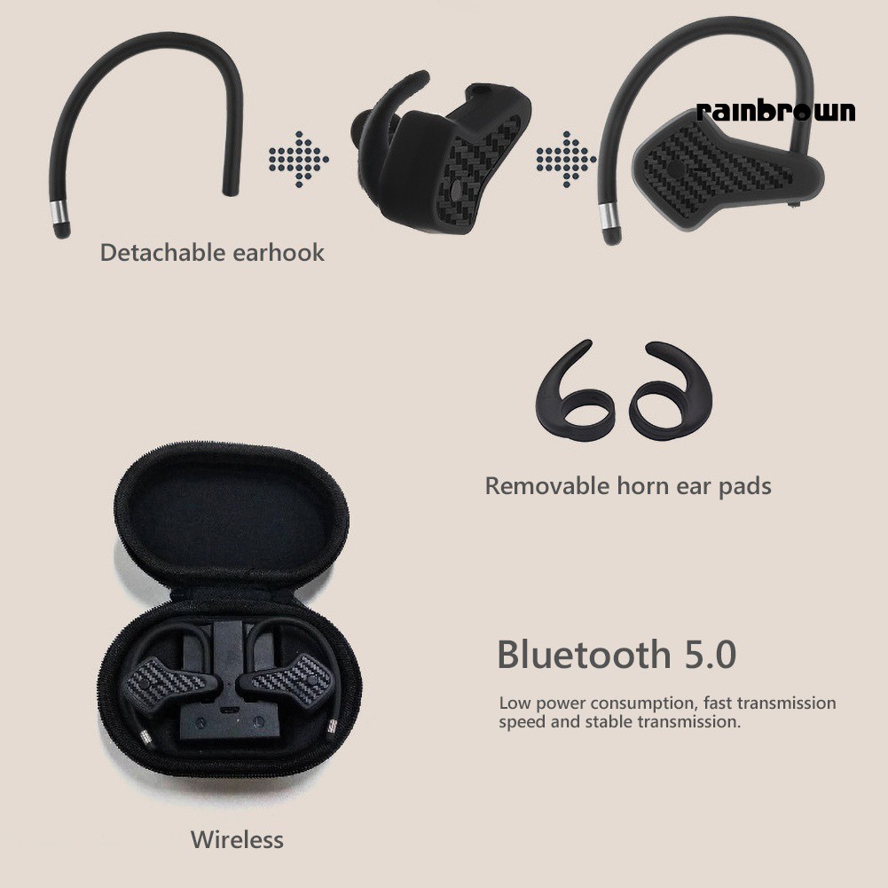 Tai Nghe Bluetooth 5.0 Không Dây Âm Thanh Stereo Sống Động / Rej / A7 Tws
