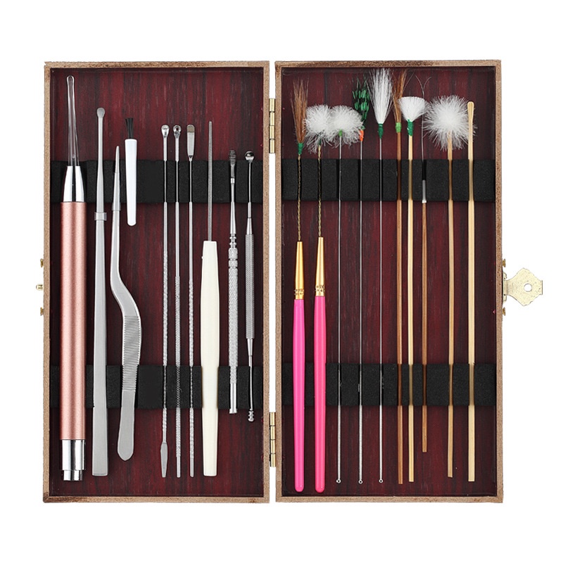 Bộ Ngoáy Lấy Ráy Tai 9 - 20 Món Chuyên Dụng Cho Salon