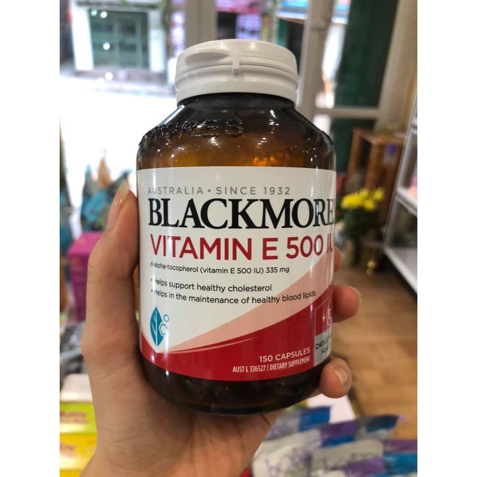 Vitamin E Blackmores Natural Vitamin E 500IU 150 viên