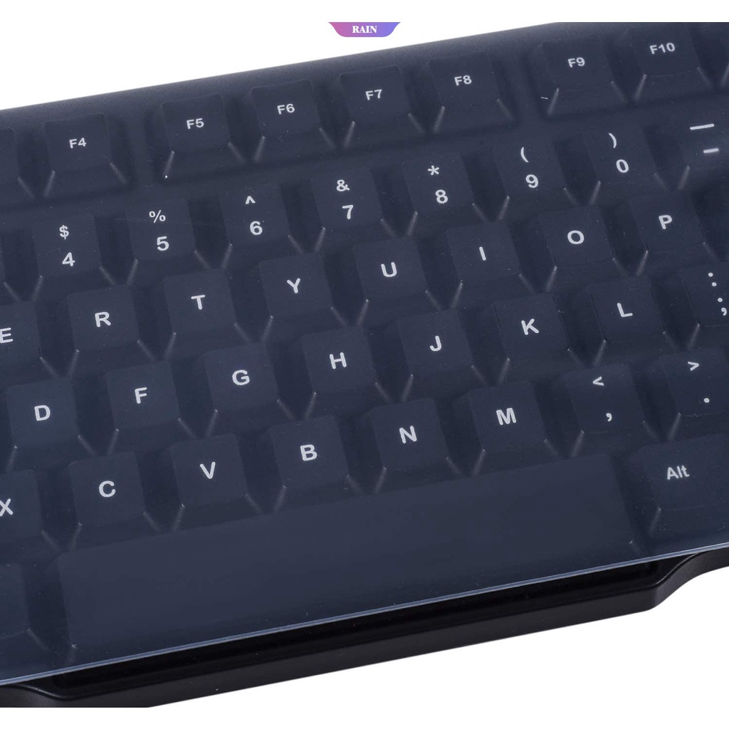 Miếng Dán Bảo Vệ Bàn Phím Máy Tính Bằng Silicon Mềm Trong Suốt Chống Thấm Nước Chống Bụi Kích Thước 17.52 &quot;X 5.51&quot;