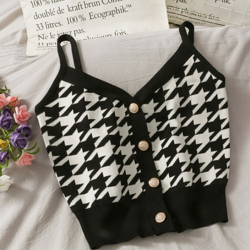 Áo Dệt Kim Nữ Cộc Tay Cổ Chữ V Thời Trang Hàn