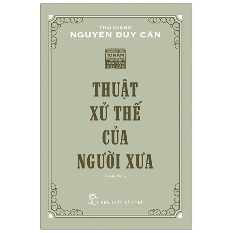 Sách - Thuật Xử Thế Của Người Xưa