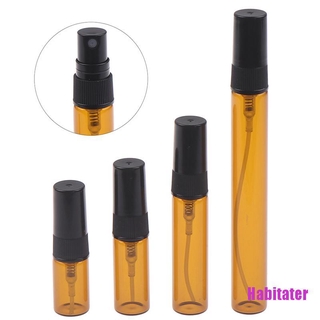 Hbvn❀1 lọ thủy tinh rỗng đựng tinh dầu dạng xịt màu hổ phách