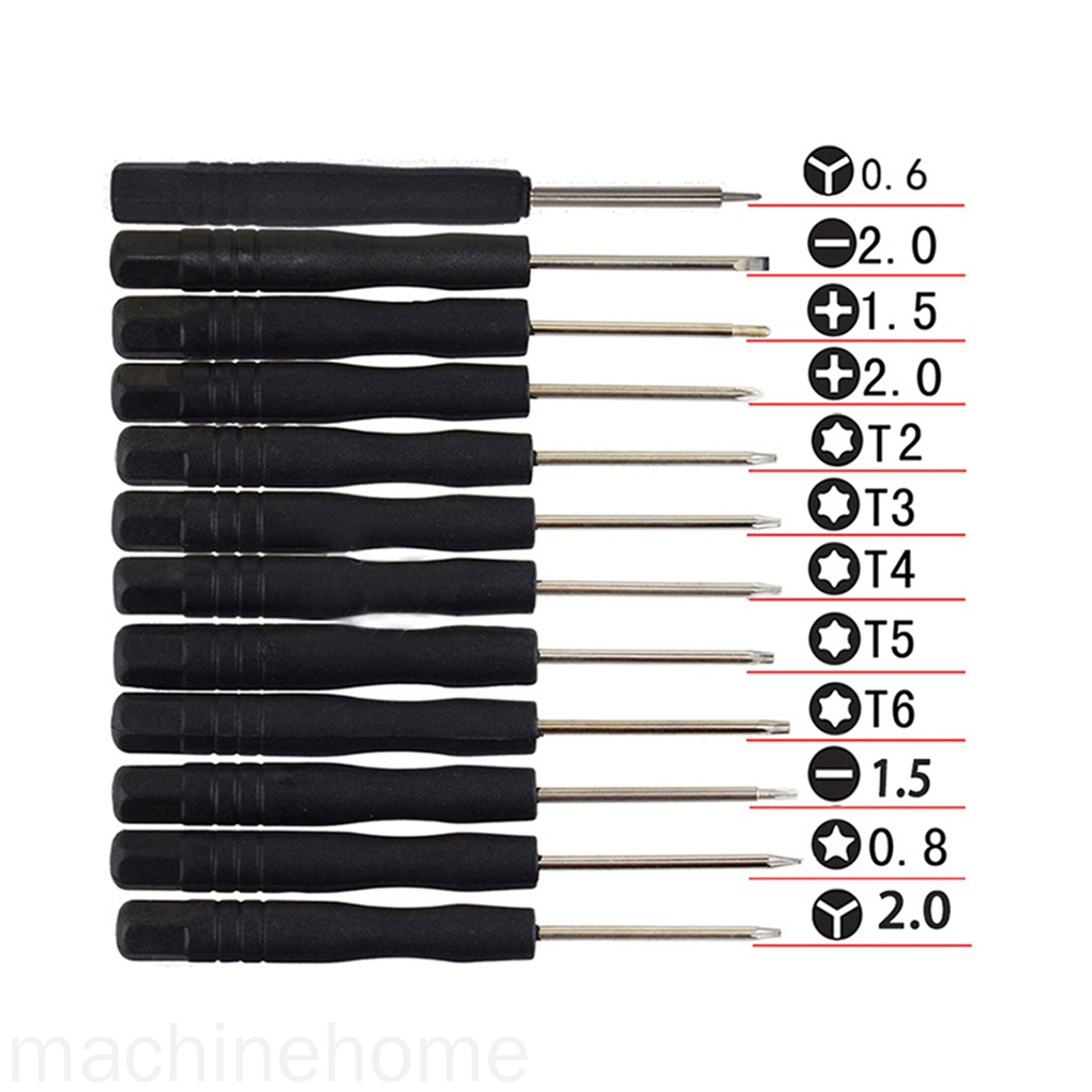 Set 12 Tua Vít Mini Sửa Chữa Điện Thoại Thông Minh/Máy Tính Bảng Chính Xác Đa Năng