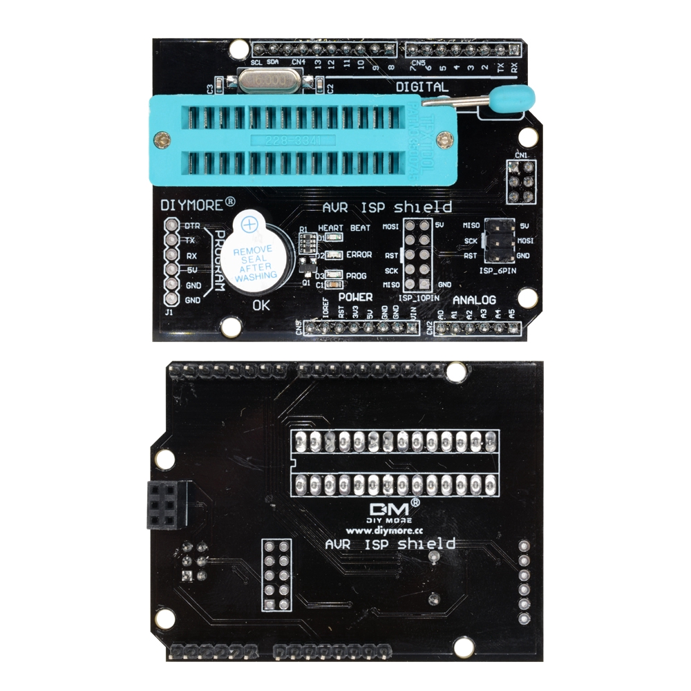 Bảng mạch lập trình khởi động AVR ISP dành cho Arduino UNO R3