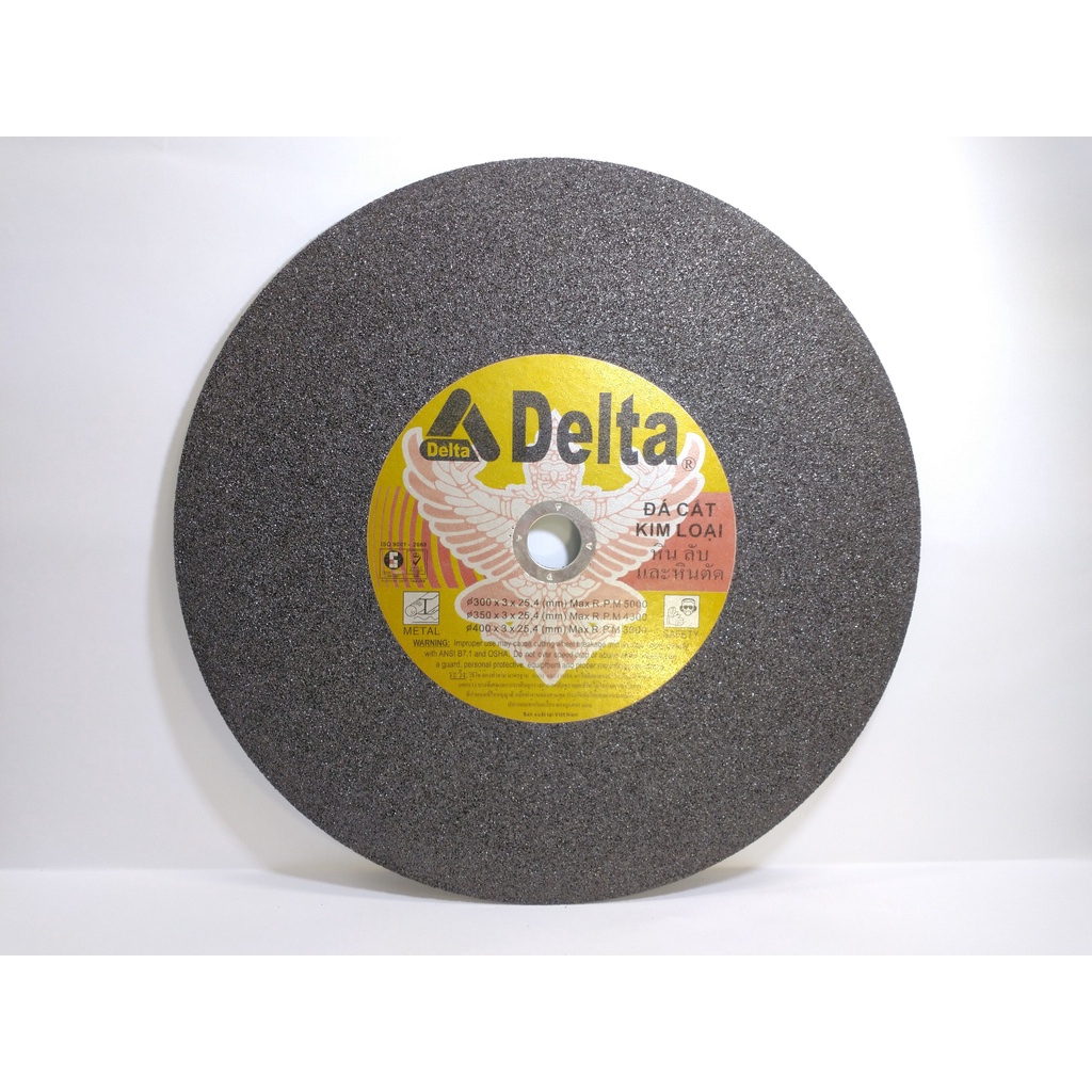 Đá cắt sắt DELTA 300, 350, 400 - Đá cắt inox - Đá cắt kim loại - Hàng chính hãng