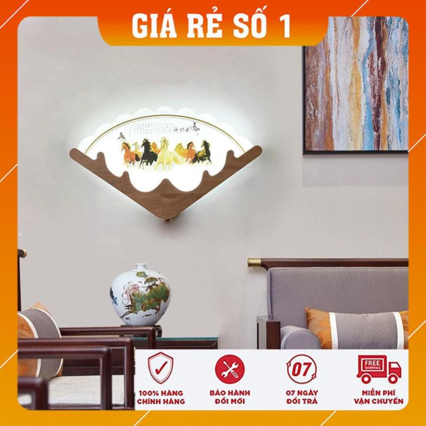 Giá Rẻ Số 1 ( Bảo hành 12 tháng) Đèn led treo tường, đèn gắn tường hình quạt trang trí phòng khách, cầu thang hiện đại