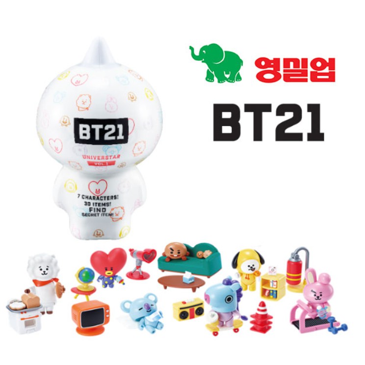 Ngôi Sao Vũ Trụ BT21 Blind Pack VOL.1 Random Figure Specials Set