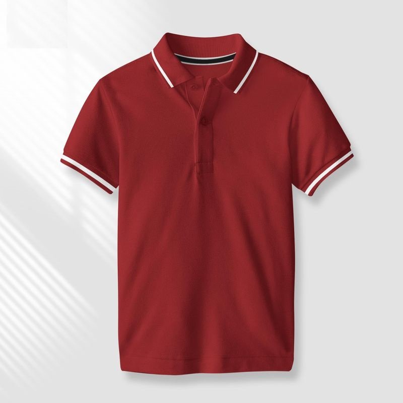 Áo polo nữ nam unisex có cổ phối viền đẹp, vải mềm, co giãn