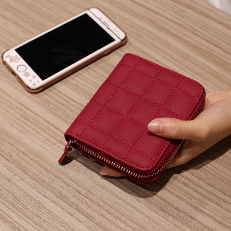 [Mã FAMAYWA2 giảm 10K đơn 50K] Ví Nữ 💜𝗙𝗥𝗘𝗘𝗦𝗛𝗜𝗣 💜Ví Nữ Mini Cầm Tay Kẻ Caro Phong Cách Hàn Quốc Siêu Đẹp VD08 - VIMITA | BigBuy360 - bigbuy360.vn