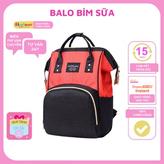 Balo bỉm sữa - balo mẹ bỉm giữ nhiệt bình sữa cho bé kiểu Hàn Quốc - MobyMart