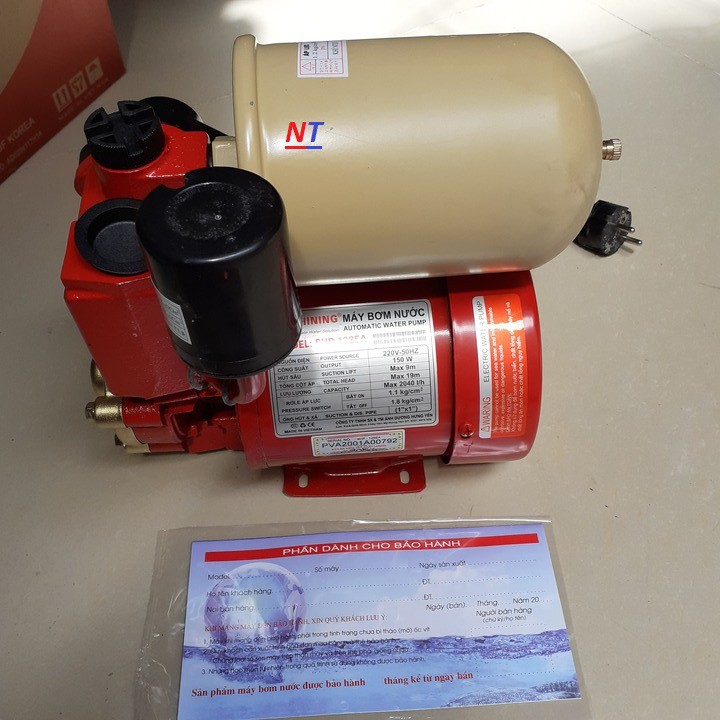 máy bơm nước mini  áp lực cao - bơm tăng áp mini (shining 128AE)