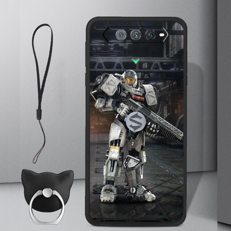 Ốp Điện Thoại Dạng Giáp Chống Rơi Đơn Giản Cho Black Shark 5 RS 4 KSR-A0 Black Shark 5Pro