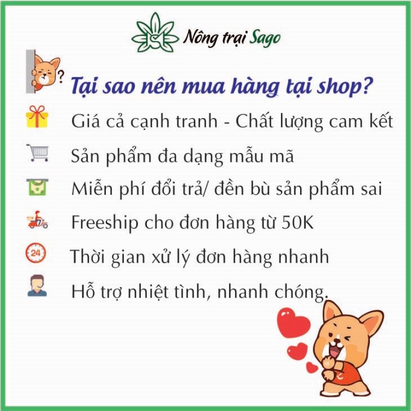 Găng Tay Len Làm Vườn Giúp Bảo Vệ Tay Khi Làm Vườn (1 cặp) - Nông Trại Sago