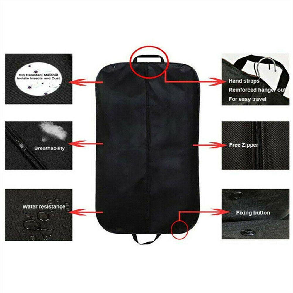JANE Túi Bọc Quần Áo Du Lịch Chống Bụi Có Khóa Kéo 120cm / 47 &quot;Ốp