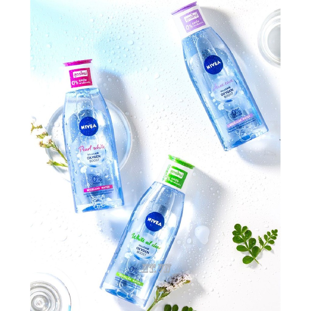 Nước Tẩy Trang 125Ml và 200 ml Nivea Xann Cho Da Nhờn Micellar Water Ngăn Nhờn Và Ngừa Mụn 100% chính hãng