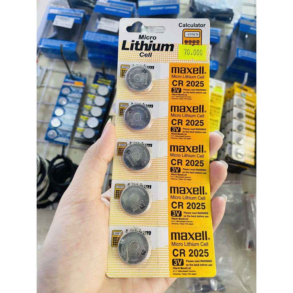 Pin MAXELL CR2025 (Vỉ 4 Viên)