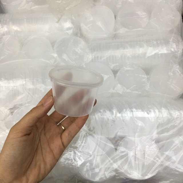 Combo 100 hộp làm caramen size lớn (120ml)
