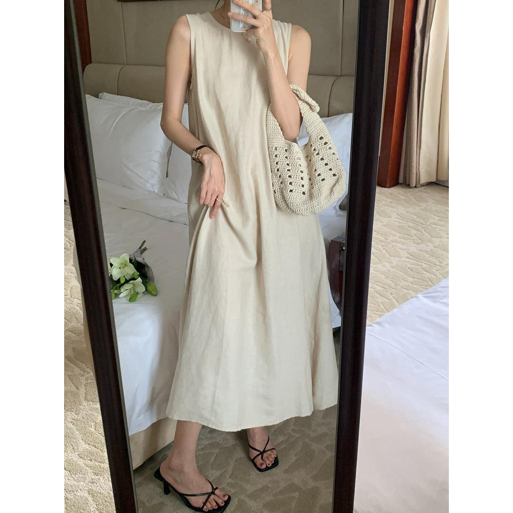 Đầm Dài Không Tay Phong Cách Mới 52543