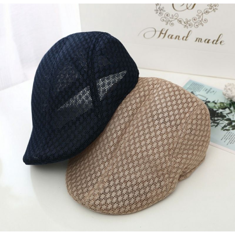 Nón beret lưỡi trai mỏ vịt mũ bê rê thoáng mát nam nữ Lh 0917399527
