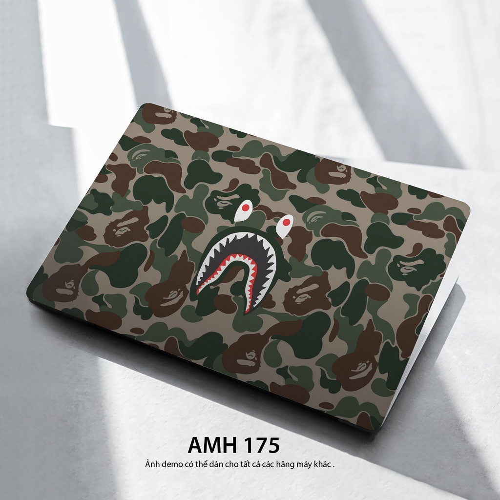 Decal Dán Laptop - Mẫu Bape Camo / Có mẫu decal dán cho tất cả các hãng máy tính