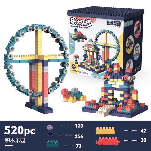 Bộ lego 520 chi tiết