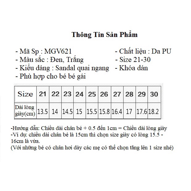 Xăng đan quai ngang gắn viền bèo nhún đế êm da PU mềm mại - Sandal cho bé gái