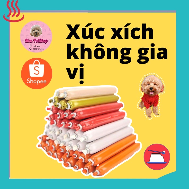Xúc Xích không gia vị cao cấp cho thú cưng ( 1 cái )