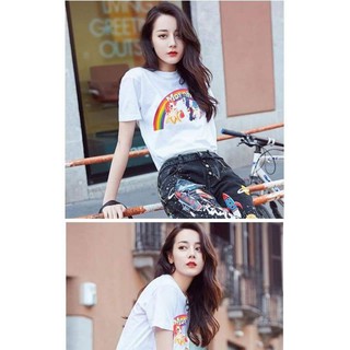 197k áo thun in cầu vòng (  bán live)