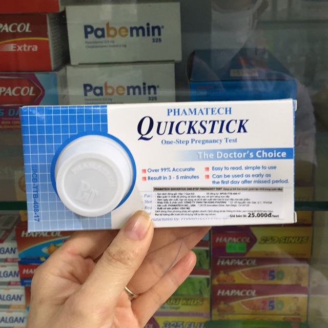 Que thử thai nhanh Quickstick ( hộp 1c)