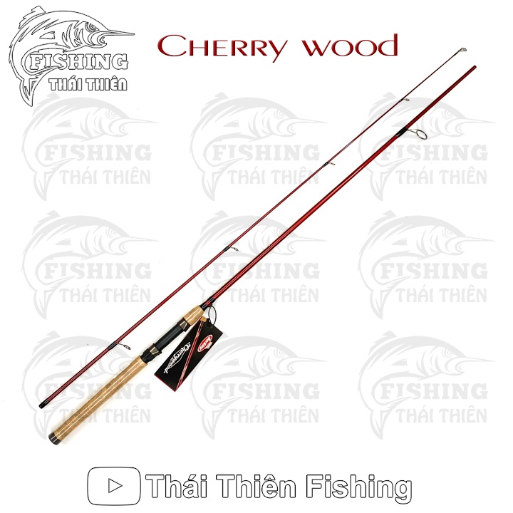 Cần Câu Cá Berkley Cherry Wood 702MS Cần Lure Máy Đứng 2m1 Khoen Pat Titan