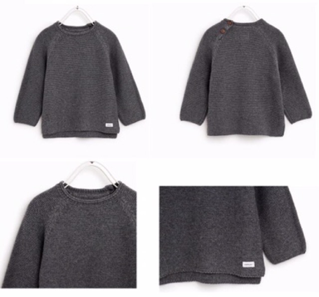 Áo len bé trai Zara cambo xuất xịn