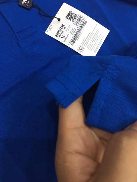 Áo polo nam ARISTINO Cotton cao cấp co giãn tốt -APS082S9-xanh biển