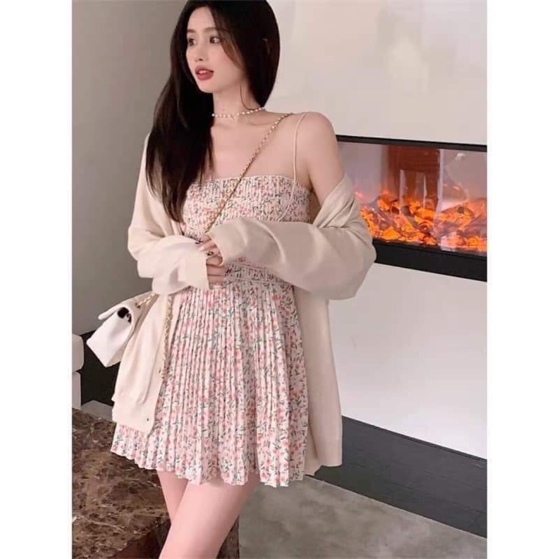 Đầm hai dây siêu xinh sang xịn