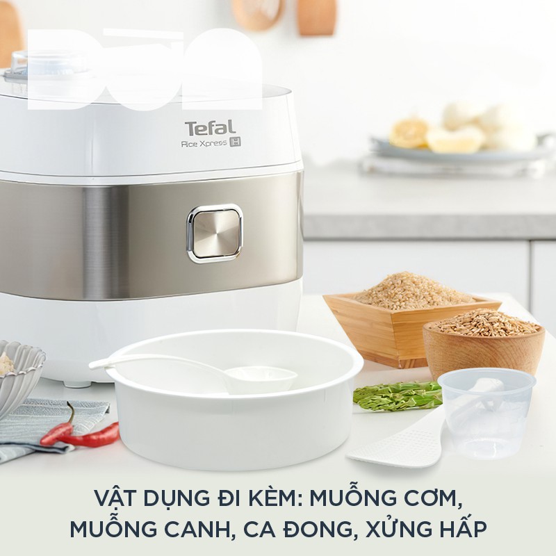 Nồi cơm điện cao tần Tefal - RK762168 - 1.5L - Thương hiệu Pháp