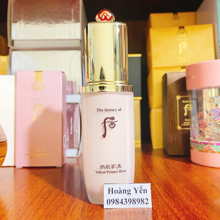 [SALE] Kem lót trang điểm đẹp mịn Whoo Velvet Primer Base 40ML, TACH SET