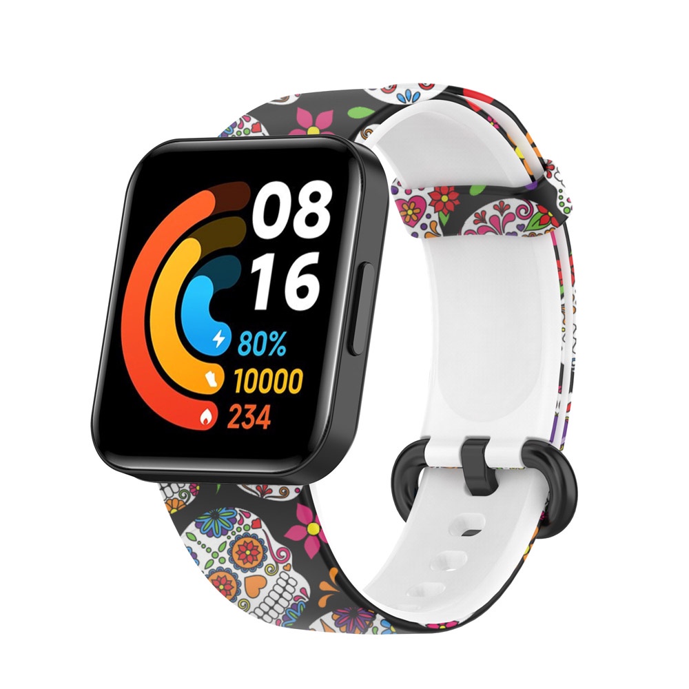Dây Đeo Silicon Họa Tiết Rằn Ri Cho Đồng Hồ Thông Minh Xiaomi Redmi Watch 2 lite Redmi Watch 2 / Horloge 2