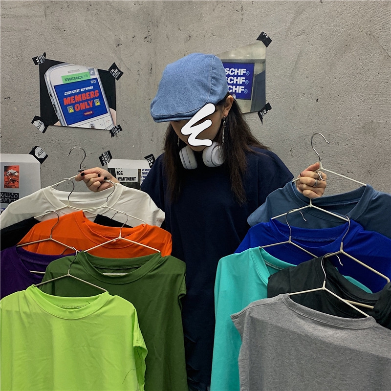 Áo Thun Form Rộng Khoét Lỗ Phong Cách Retro | BigBuy360 - bigbuy360.vn