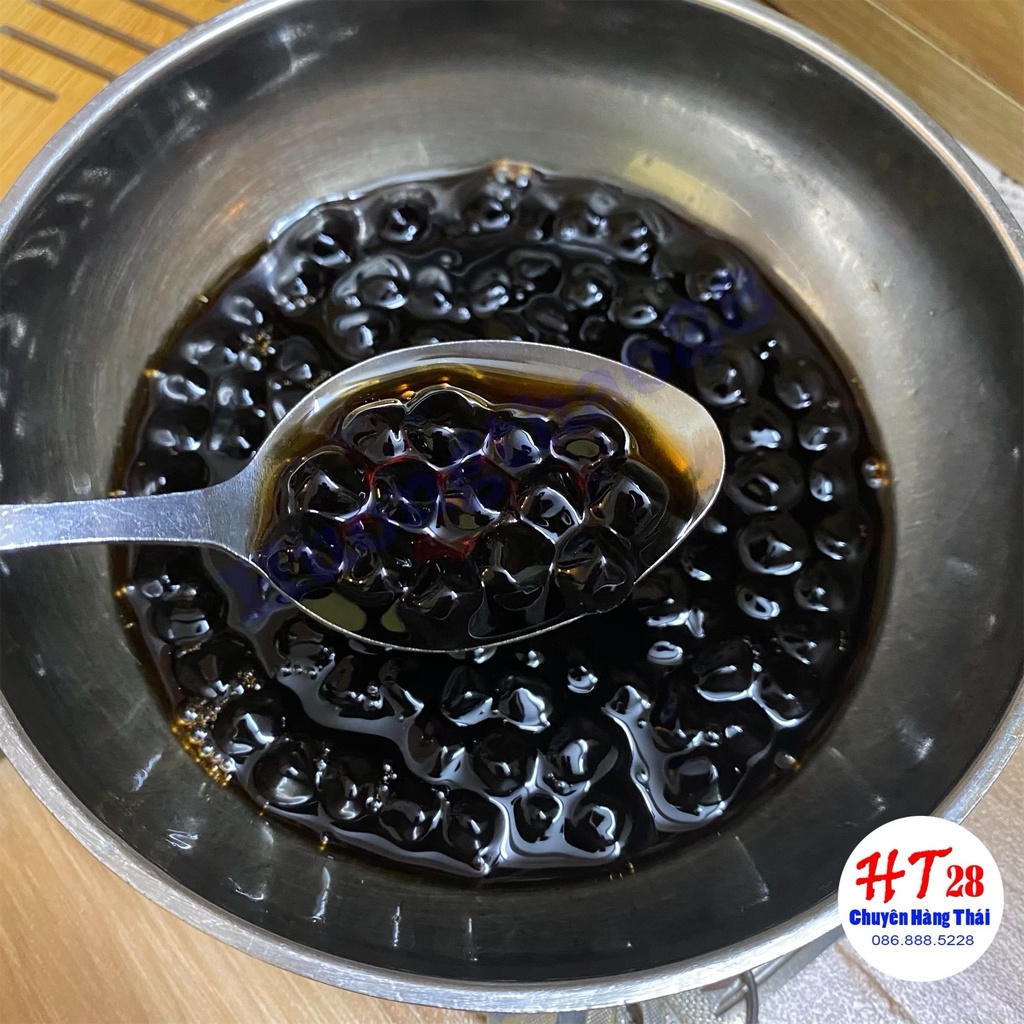 Trân Châu Đen Caramen Evie Thái Lan Gói 1 Kg, Trân Châu Đen, Hạt Trân Châu Thái Thơm Ngon Bổ dưỡng