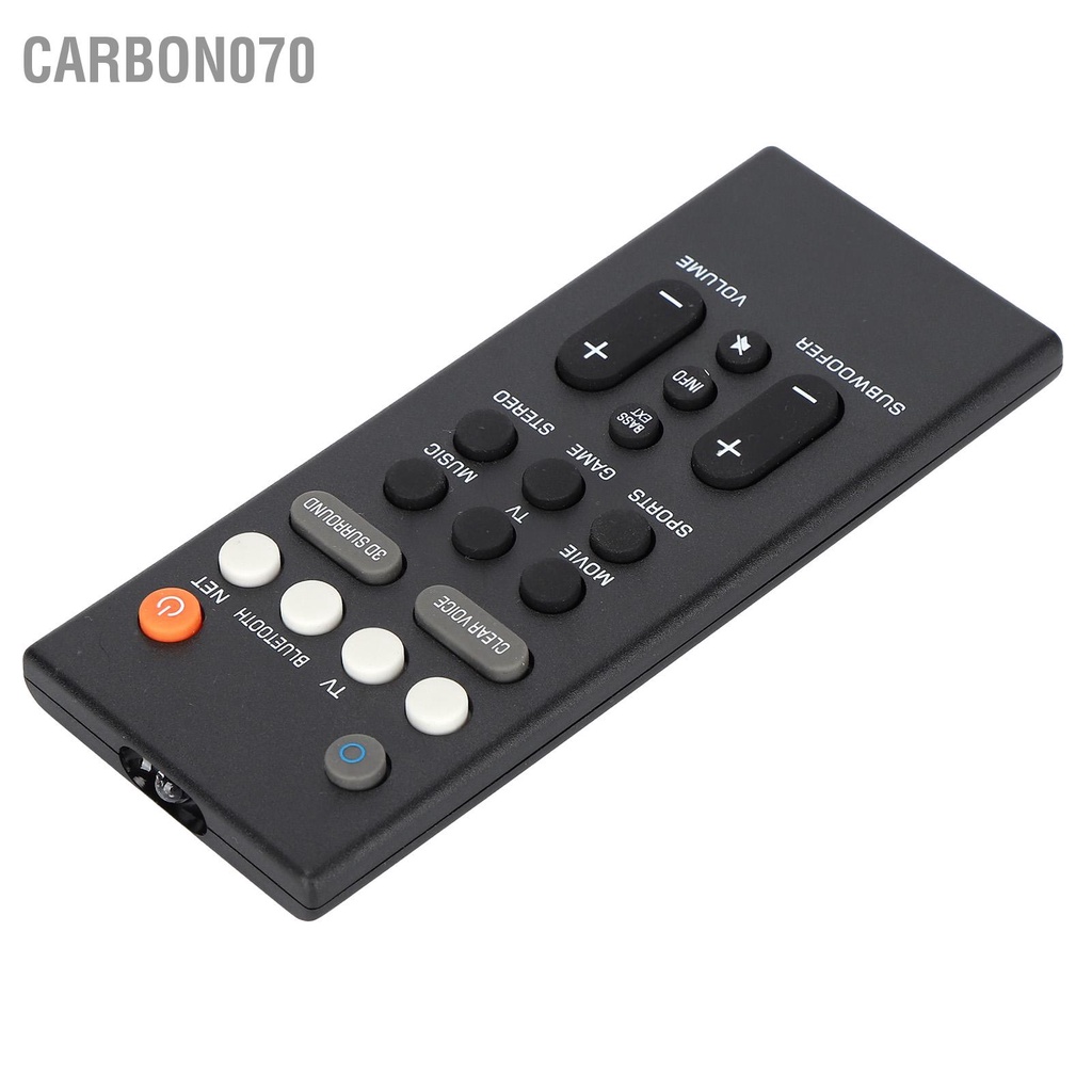Carbon070 Điều khiển từ xa Bộ điều thay thế loa bền ABS cho Yamaha YAS ‑ 209 109