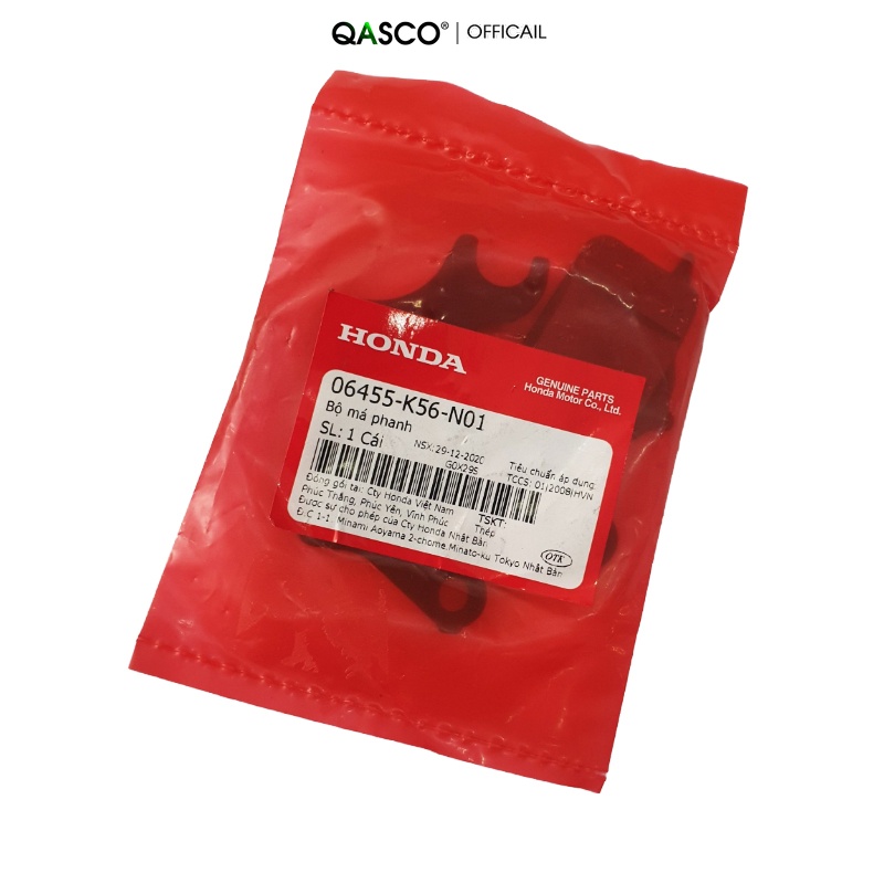 Bộ má phanh (bố thắng) trước HONDA WINNER 150 / WINNER X (RS150 V1 V2 V3) (06455K56N01)
