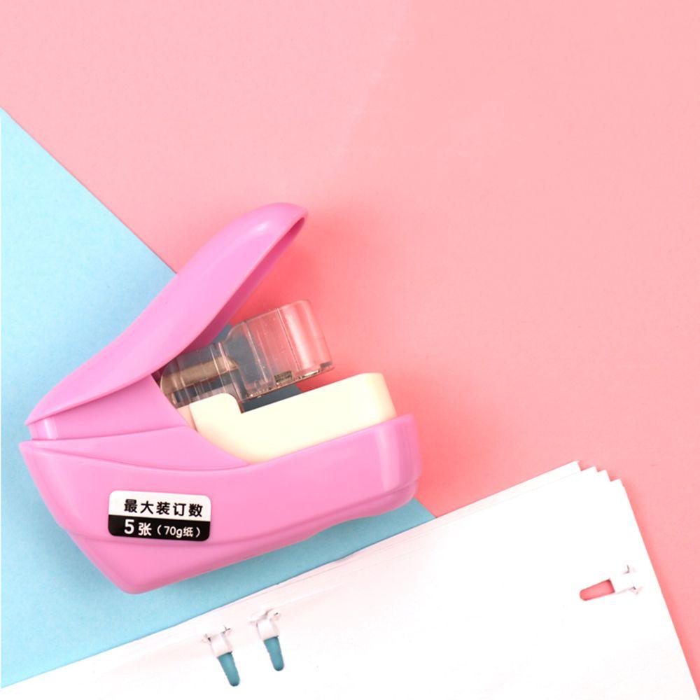 ELEGANT Dụng Cụ Dập Ghim Mini Di Động Tiện Dụng Cho Văn Phòng / Trường Học