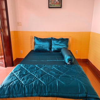BỘ CHĂN DRAP PHI LỤA CAO CẤP 5 MÓN 1.6Mx2M/1.8Mx2M-PL02